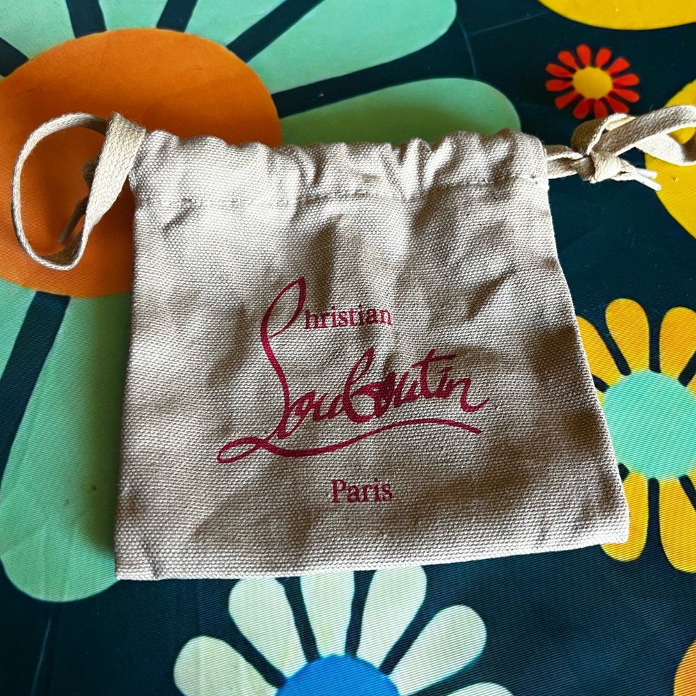 Christian Louboutin Beige Drawstring DustBag